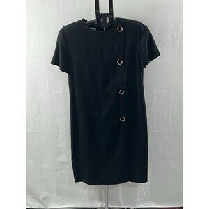 jones ny black dress size 6 career vintage style